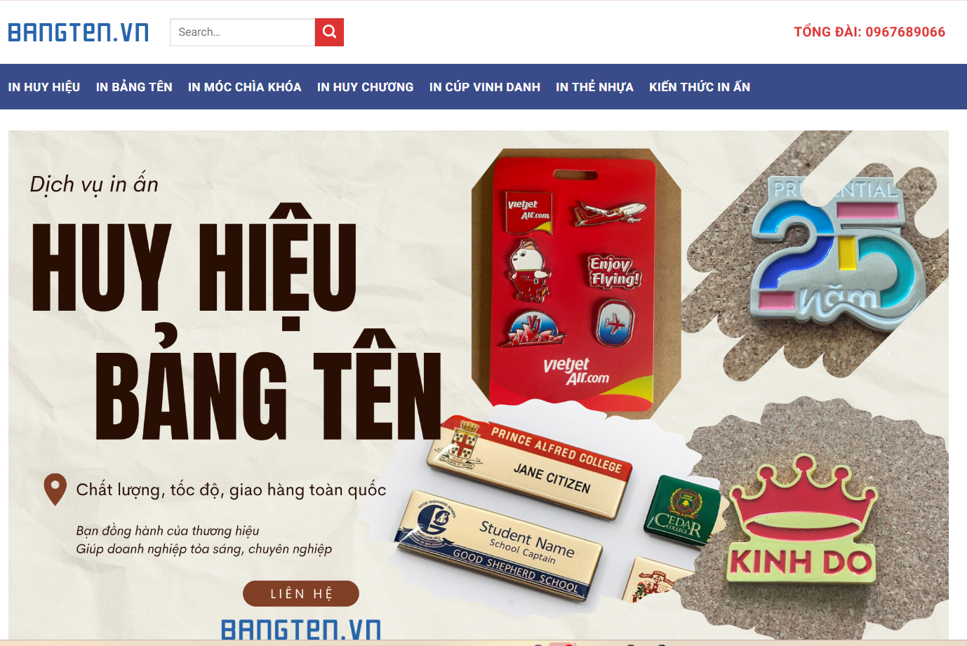 Website của Bangten.vn
